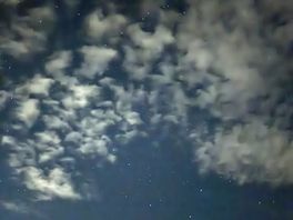 Clear sky at night