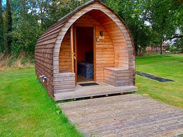 Our pod for 2 nights