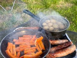 Camping is what you make it! it’s not all burgers and hot dogs!