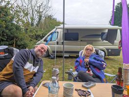 First time camping for our friends