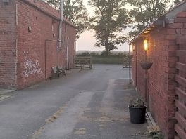 Entrance to camp site shop amd toilets