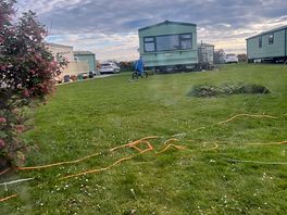 Statics, tourers and tents on site