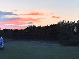 Sunset from our pitch.