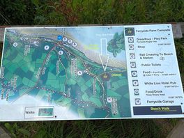 Map on the site which was helpful