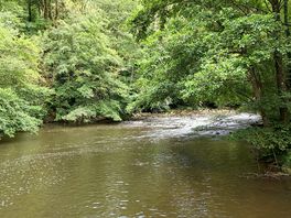 River drone view