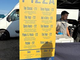 Pizza menu