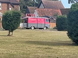 Pizza van arrived