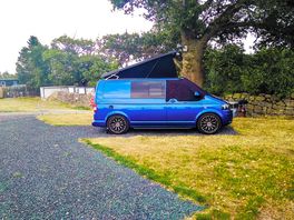 Small campervan all weather hard standing