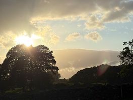Sunset from camping spot