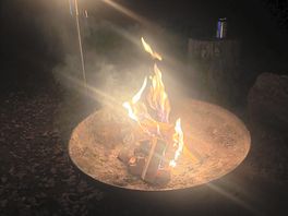 Fire pit supplied