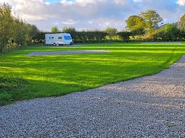 Pitches sheltered by hedges