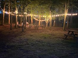 The communal fire pit