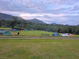 View from our pitch across the campsite