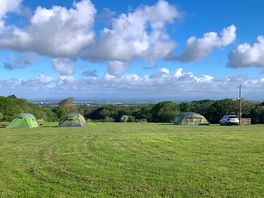 The view from the camping field