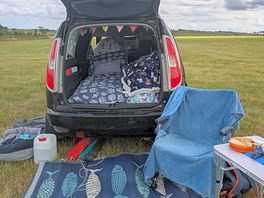 Car camping with my wuffta!