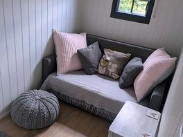 Sofa bed in nest box
