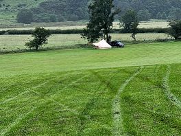 Pitched up