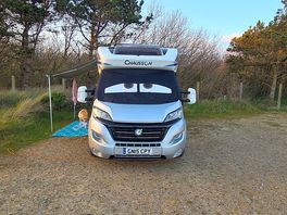 Nice big pitch but it is set up for 4 motorhomes.