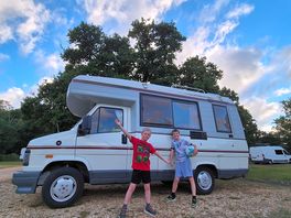 The boys and the van at ashurst