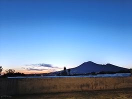 Vesuvius at sunset
