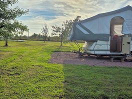 Trailer tent.