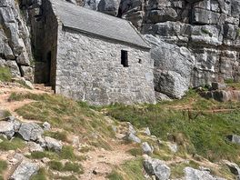 Saint govan’s chapel.