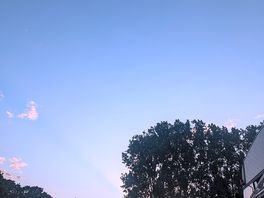 Evening sun from pitch 13
