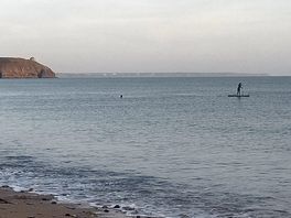 Paddle boarding