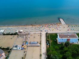 Plaża 5 minut od campingu