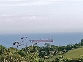 Passing ship