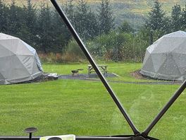 View from inside the pod