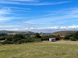 Lovely views up on the top field