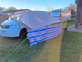 Caravan storage area