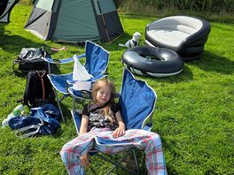 Our tent place with loads of room