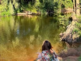 River and lake. perfect