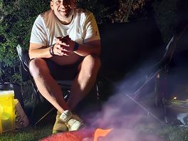 Campsite fires allowed and available to hire from the store
