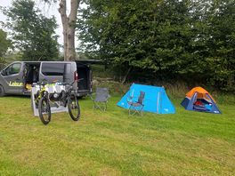 Our home for a couple of days biking at dyfi bike park