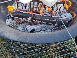 Toasting on the camp 🔥