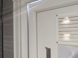 Damage to toilet/shower doors.