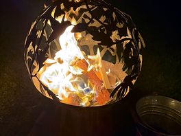 Firepit hired from the site