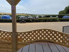 View from outside the bar