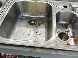 The washing up facilities