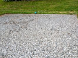 Hard standing pitch were was given