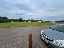 View from fox pitch looking at badger pitch’s