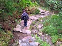 Walk down from ben lomond