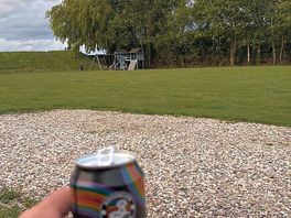 Field and kids play area