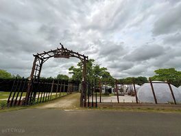 Entrance to restaurant on site