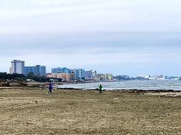 Strand neben dem gelände