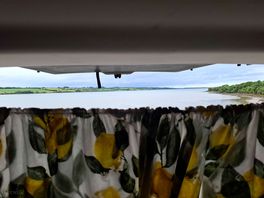 Morning view from our camper van.