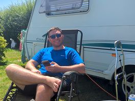 Enjoying the sunshine